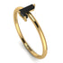 L Letter - Initial Gold Diamond Ring